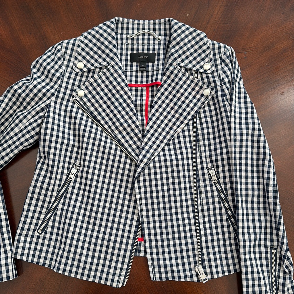 Jcrew Checkered Jacket